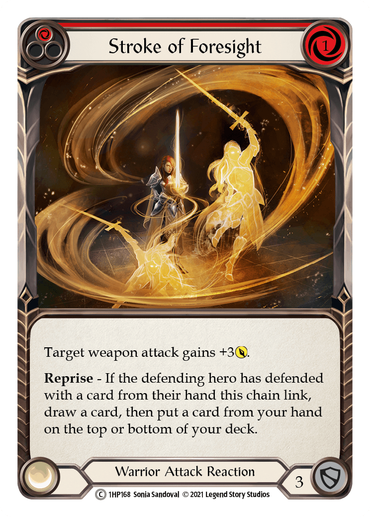 Stroke of Foresight (Red) [1HP168] (History Pack 1) - POKÉ JEUX