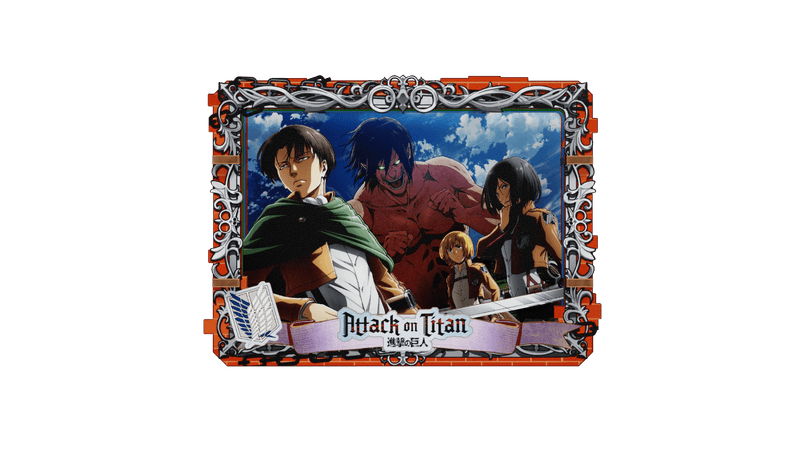 Attack on Titan Wooden Gallery - S (6 units/set) (Pre-Order)