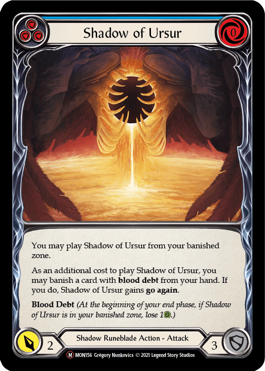 Shadow of Ursur [U-MON156] (Monarch Unlimited) Unlimited Normal - POKÉ JEUX