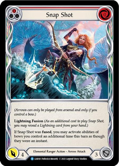 Snap Shot (Red) [LXI010] (Tales of Aria Lexi Blitz Deck) 1st Edition Normal - POKÉ JEUX
