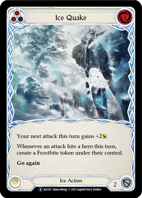 Ice Quake (Yellow) [U-ELE152] (Tales of Aria Unlimited) Unlimited Normal - POKÉ JEUX