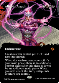 All-Out Assault (Borderless) (TDM-352) - Tarkir: Dragonstorm