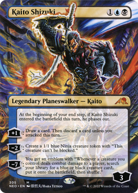 Kaito Shizuki (Borderless) [Kamigawa: Neon Dynasty]