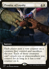 Promise of Loyalty (Extended Art) [Commander 2021]