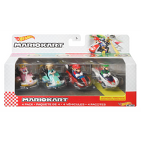 HOT WHEELS - MARIO KART - 1:64 DIECAST 4pk ASST (Special Order)