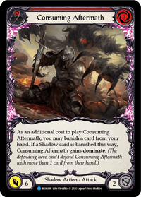Consuming Aftermath (Red) [MON195] (Monarch) 1st Edition Normal - POKÉ JEUX