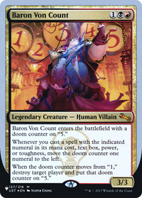 Baron Von Count (Unfinity Foil Edition) [La liste] 