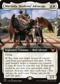 Mavinda, Students' Advocate (Extended Art) [Strixhaven: School of Mages]