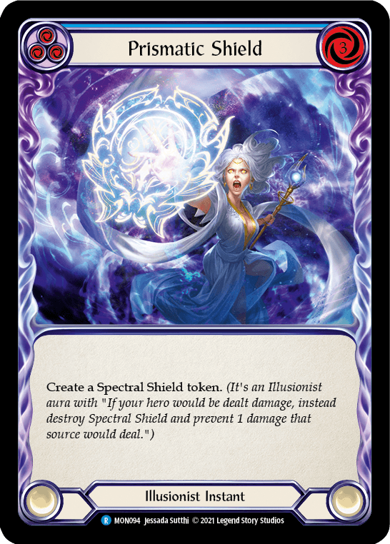 Prismatic Shield (Blue) [MON094] (Monarch) 1st Edition Normal - POKÉ JEUX