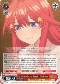 Kind Gaze, Itsuki Nakano (5HY/W83-E067 RR) [Les quintuplés quintessentiels] 