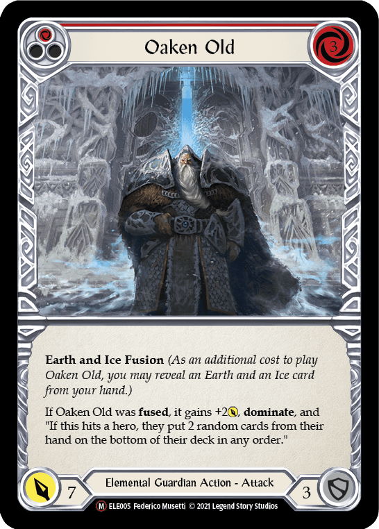 Oaken Old [U-ELE005] (Tales of Aria Unlimited) Unlimited Rainbow Foil - POKÉ JEUX