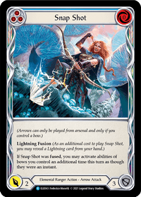 Snap Shot (Blue) [ELE043] (Tales of Aria) 1st Edition Rainbow Foil - POKÉ JEUX