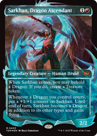 Sarkhan, Dragon Ascendant (Showcase) (TDM-403) - Tarkir: Dragonstorm