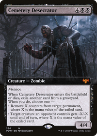 Cemetery Desecrator (Extended Art) [Innistrad: Crimson Vow]