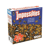 PUZZLE - IMPOSSIBLES - NATURE'S BEAUTY - BUTTERFLIES - 1000pc (EN) (Special Order)