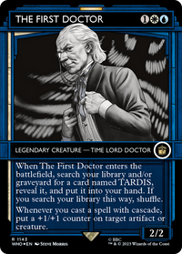 The First Doctor (Showcase) (Surge Foil) [Doctor Who]