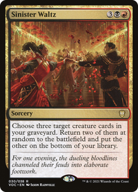 Sinister Waltz [Innistrad: Crimson Vow Commander]