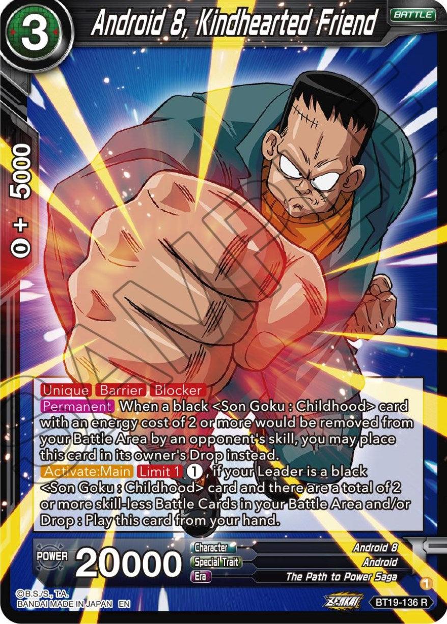 Android 8, Kindhearted Friend (BT19-136) [Fighter's Ambition] - POKÉ JEUX