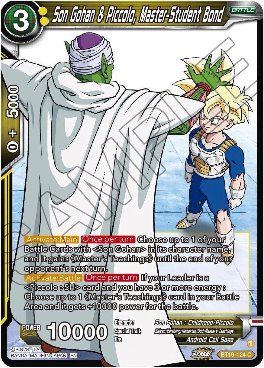 Son Gohan & Piccolo, Master-Student Bond (BT19-124) [Fighter's Ambition] - POKÉ JEUX