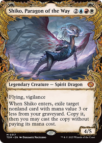 Shiko, Paragon of the Way (Showcase) (TDM-317) - Tarkir: Dragonstorm