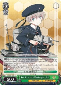 1er Destroyer de classe Z1, Z1 (KC/S42-E043 C) [KanColle : Arrivée ! Flottes de renfort d’Europe !] 