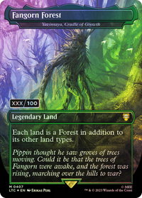 Fangorn Forest - Yavimaya, Cradle of Growth (Serialized) [The Lord of the Rings: Tales of Middle-Earth Commander]