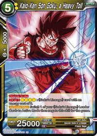 Kaio-Ken Son Goku, a Heavy Toll (EB1-44) [Battle Evolution Booster] - POKÉ JEUX
