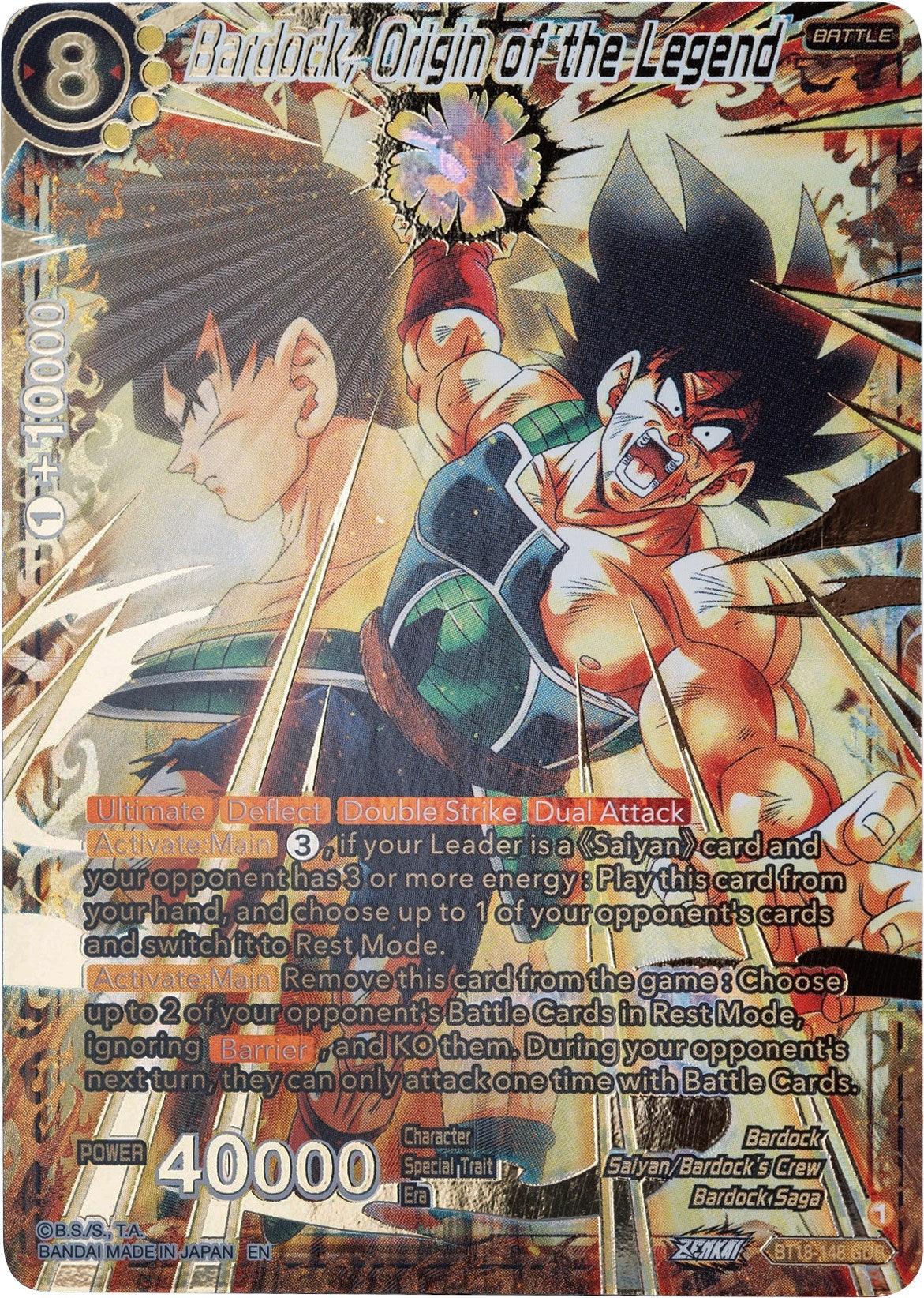 Bardock, Origin of the Legend (GDR) (BT18-148) [Dawn of the Z-Legends] - POKÉ JEUX