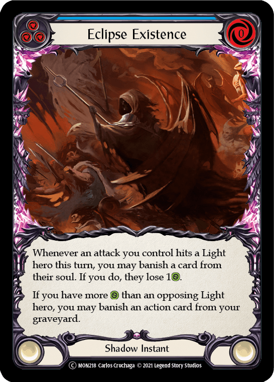 Eclipse Existence [U-MON218-RF] (Monarch Unlimited) Unlimited Rainbow Foil - POKÉ JEUX