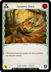 Autumn's Touch (Yellow) [ELE129] (Tales of Aria) 1st Edition Rainbow Foil - POKÉ JEUX