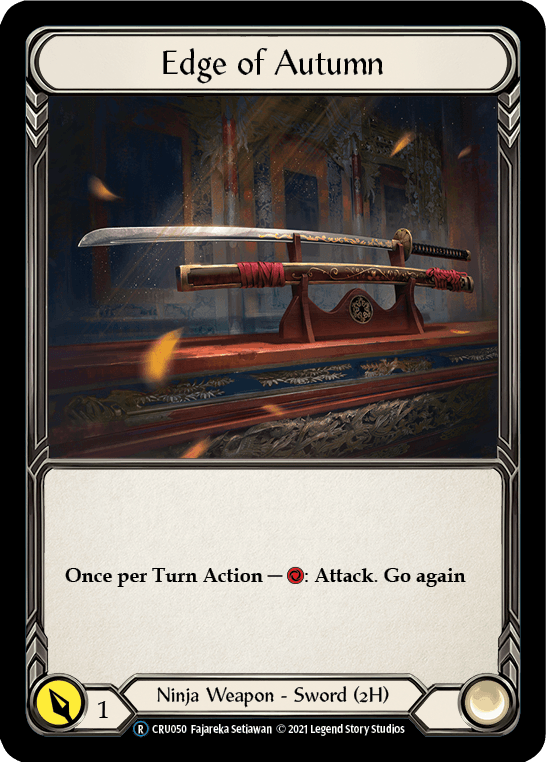 Edge of Autumn [U-CRU050] (Crucible of War Unlimited) Unlimited Rainbow Foil - POKÉ JEUX