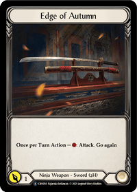 Edge of Autumn [U-CRU050] (Crucible of War Unlimited) Unlimited Rainbow Foil - POKÉ JEUX