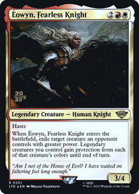 Eowyn, Fearless Knight [The Lord of the Rings: Tales of Middle-Earth Prerelease Promos]