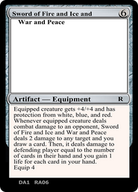 Épée de feu et de glace et Guerre et paix [Événement inconnu] 