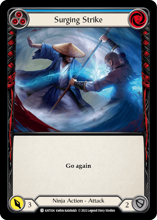 Surging Strike (Blue) [KAT024] (Outsiders Katsu Blitz Deck) - POKÉ JEUX