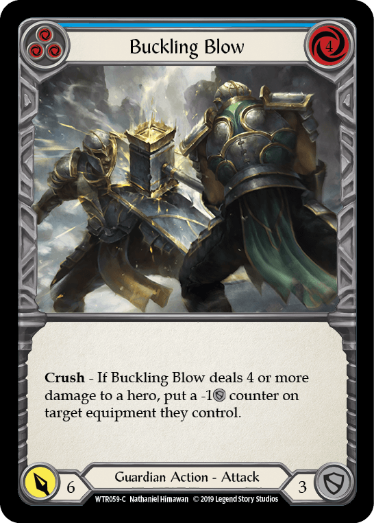 Buckling Blow (Blue) [WTR059-C] (Welcome to Rathe) Alpha Print Normal - POKÉ JEUX
