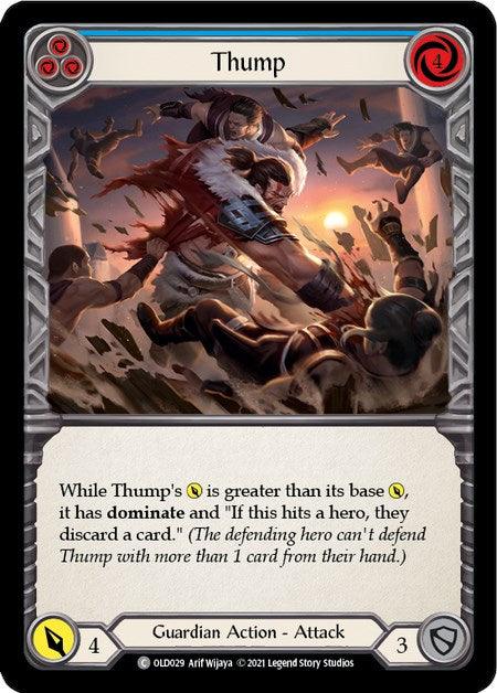 Thump (Blue) [OLD029] (Tales of Aria Oldhim Blitz Deck) 1st Edition Normal - POKÉ JEUX