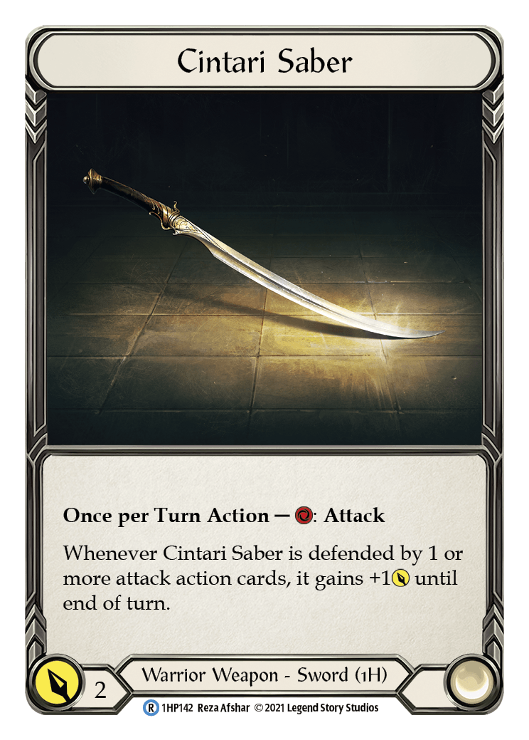 Cintari Saber (Right) [1HP142] (History Pack 1) - POKÉ JEUX
