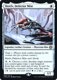 Skrelv, Defector Mite [Phyrexia: All Will Be One Prerelease Promos]