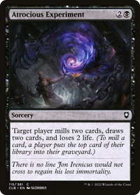 Atrocious Experiment [Commander Legends: Battle for Baldur's Gate]