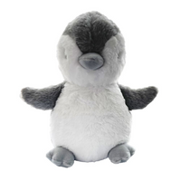 11" FLEECE PENGUIN - GREY (Special Order)