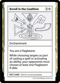 Enroll in the Coalition (2021 Edition) [Mystery Booster Playtest Cards]