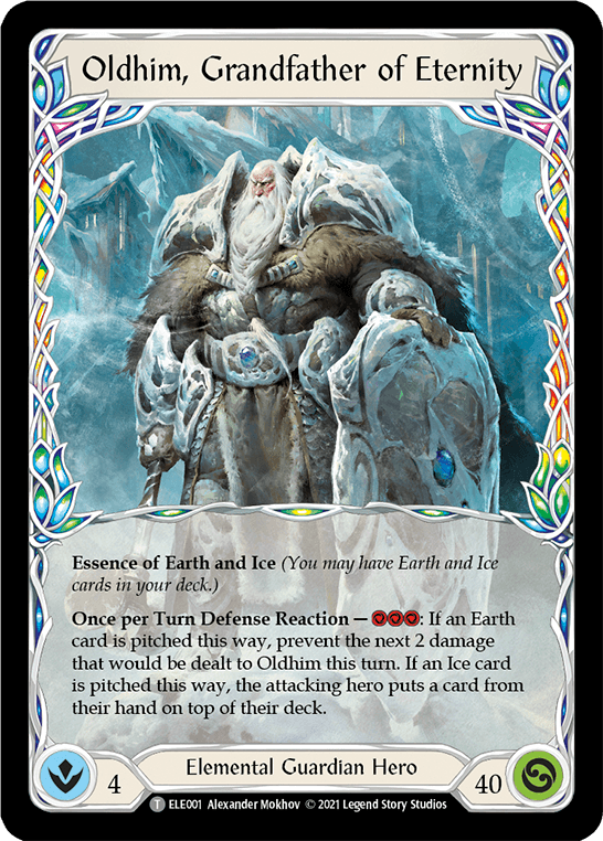 Oldhim, Grandfather of Eternity // Shiver [ELE001] (Tales of Aria) 1st Edition Normal - POKÉ JEUX