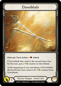 Dawnblade // Dorinthea Ironsong [WTR115 // WTR113] (Welcome to Rathe) 1st Edition Normal - POKÉ JEUX