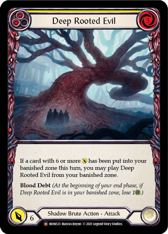Deep Rooted Evil [U-MON123-RF] (Monarch Unlimited) Unlimited Rainbow Foil - POKÉ JEUX