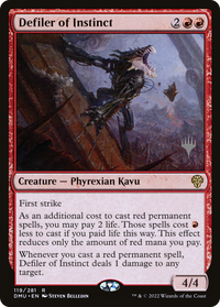Profanateur de l'instinct (Pack promotionnel) [Dominaria United Promos] 