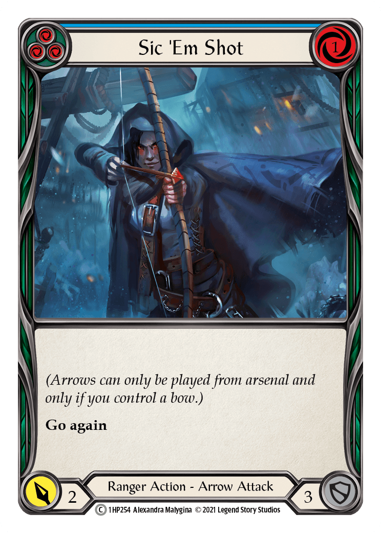 Sic 'Em Shot (Blue) [1HP254] (History Pack 1) - POKÉ JEUX