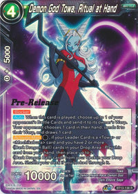 Demon God Towa, Ritual at Hand (BT13-138) [Supreme Rivalry Prerelease Promos] - POKÉ JEUX