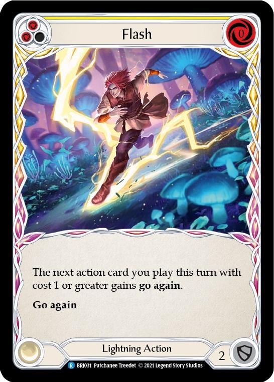 Flash (Yellow) [BRI031] (Tales of Aria Briar Blitz Deck) 1st Edition Normal - POKÉ JEUX
