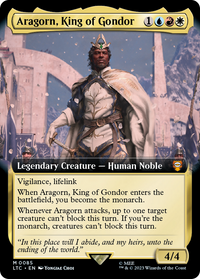 Aragorn, roi du Gondor (Extended Art) [Le Seigneur des Anneaux : Contes du commandant de la Terre du Milieu] 